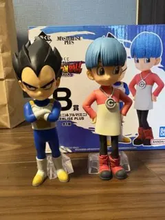 ドラゴンボールDAIMA B賞 ベジータ(ミニ)&ブルマ(ミニ)