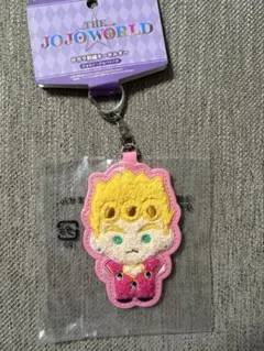 ジョジョの奇妙な冒険 JOJOWORLD サガラ刺繍キーホルダー 空条承太郎