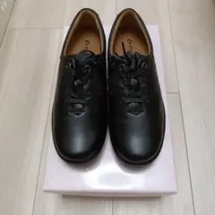 【新品】【ムーンスター】 ブラック 紐靴 ジッパー付き