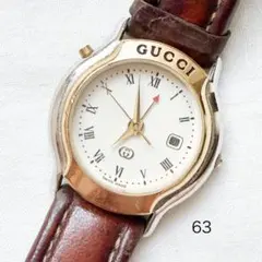 稼働/新品電池】GUCCI 8200JR ローマン文字盤 インターロッキング