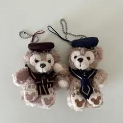 ダッフィー シェリーメイ ぬいぐるみストラップ キーホルダー セーラー服