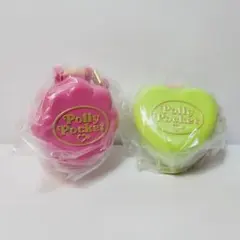 ポーリーポケット　ミニチュアチャーム2 黄緑、ピンク