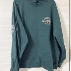 Penfield 長袖スウェット グリーン クマ刺繍のサムネイル
