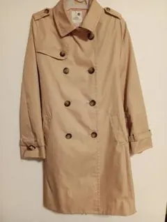 earth music&ecology ベージュ トレンチコート M コート