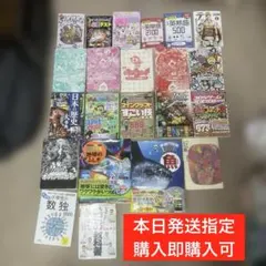 本　攻略本、歴史辞典、学研図鑑、数独など