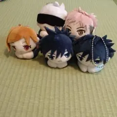 呪術廻戦　寝そべりマスコット　5点