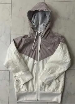 Nike マウンテンパーカー M ホワイト/グレー