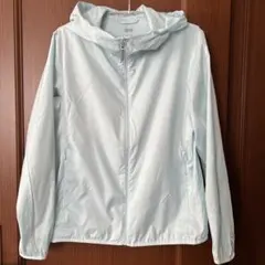 UNIQLO 薄手アウター レディースM サックスカラー