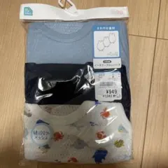 袖なしロンパース シャツ肌着 3枚セット 70