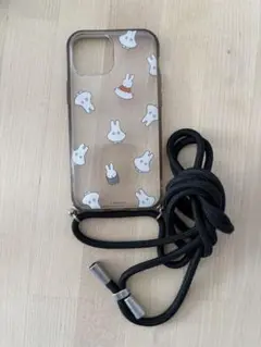 【美品】ミッフィー iPhone13mini スマホストラップ