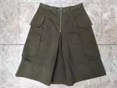 C.P. COMPANY ビッグポケット タック フレア ギミックスカート