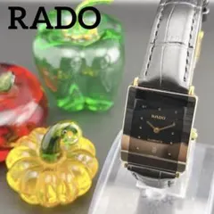 RADO クポール 129.4075.4N ブラック 革ベルト - メルカリ