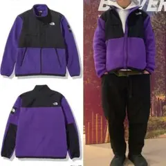 THE NORTH FACE フリースジャケット M 黒・紫 NA72051