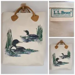 L.L.Bean 80's ギザタグ レザーハンドル トートバッグ