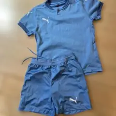 PUMA サッカーウェア ブルー 120