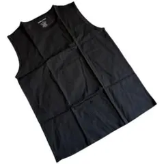 メンズ タンクトップ ブラック トップス インナー 夏 ノースリーブ 綿100%