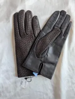 新品未使用　estnation 39600円　レザー　手袋 　ブラウン