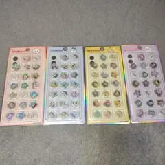 ちいかわ　キラコロ　おはじきシール　4枚セット　ちいかわハチワレうさぎモモンガ