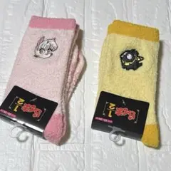 らんま　ドンキ　もこもこ靴下　2点