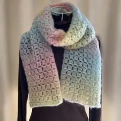 手編み☆ショール、マフラー、スヌード、