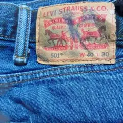 90sLEVI s. 501 ストレートデニム W40 L30ジーンズ..