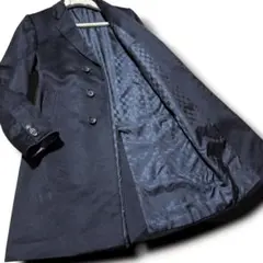 定価98万 LOUIS VUITTON カシミヤ100% チェスターコート 48のサムネイル