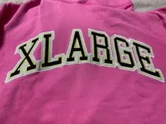 XLARGE パーカー　フーディー　エクストララージ　XL　ピンク　PINK