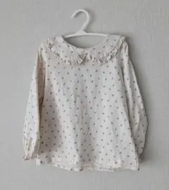 ザラ　フリル襟　カットソー