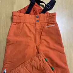 mont-bell オレンジ スキーウェア 子ども用