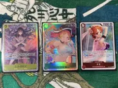 ワンピース カード　ナミSR R ロビンSR3枚セット