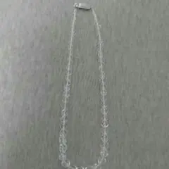 本水晶ネックレスです。