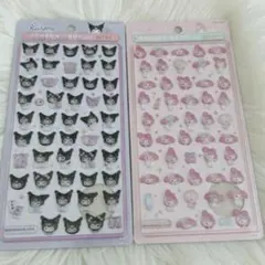 正規品　サンリオ　ボンボンドロップシールミニ　マイメロ　クロミ　セット