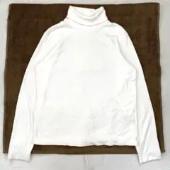 UNIQLO ユニクロ タートルネック ヒートテック 長袖 ホワイト M