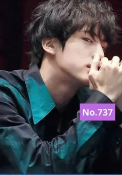 【ジン】No.737    写真　L版　ジン　JIN　ソクジン　BTS