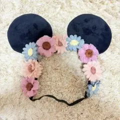 ディズニー カチューシャ ミニー お花 フラワー ヘアバンド