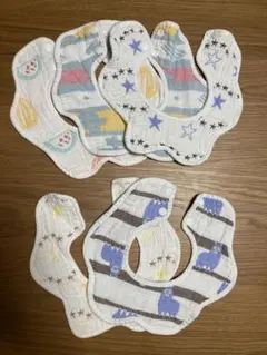 スタイ5枚セット(360° リバーシブル)