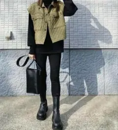 【ZARA】キルティングベスト