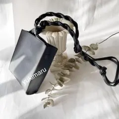 スモールショルダースクエアバッグ ブラック⭐︎beamsロンハーマン IENA