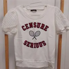 INGNI 半袖 Tシャツ ホワイト テニスラケットロゴのサムネイル