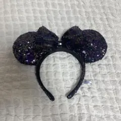 ミッキー型スパンコールカチューシャ