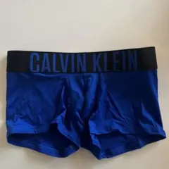 カルバンクライン　ローライズボクサー　L(M) ブルー　ナイロンストレッチ　下着