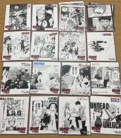 ジャンプフェア2025 アニメイト 特典 ミニ 色紙　16種　18枚