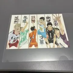 ハイキュー 赤葦京治 ボドゲ ファンパーク 箔押しクリアカード 梟谷