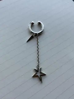 ジャスティンデイビス DANGLING CROSS ピアス 925 750 JD - メルカリ