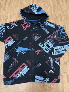 adidas グラフィックパーカー☆140㎝