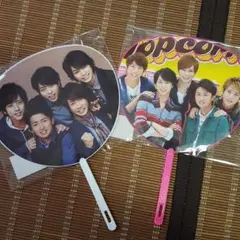 嵐うちわ　ミニ★二枚セット