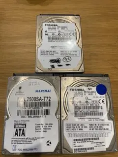 MAL2500SA-T72 500GB HDD 2.5インチセット 160GB