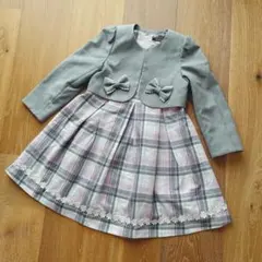 【ハッシュアッシュ 】フォーマルワンピース　ボレロ　120