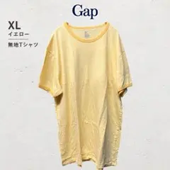 【XL】Gap ギャップ 無地Tシャツ イエロー