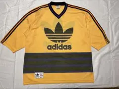 adidas メッシュ　ゲームシャツ　日本製デサント　Tシャツ M-L イエロー